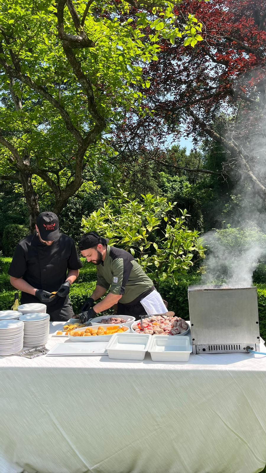 Giardino al tramonto