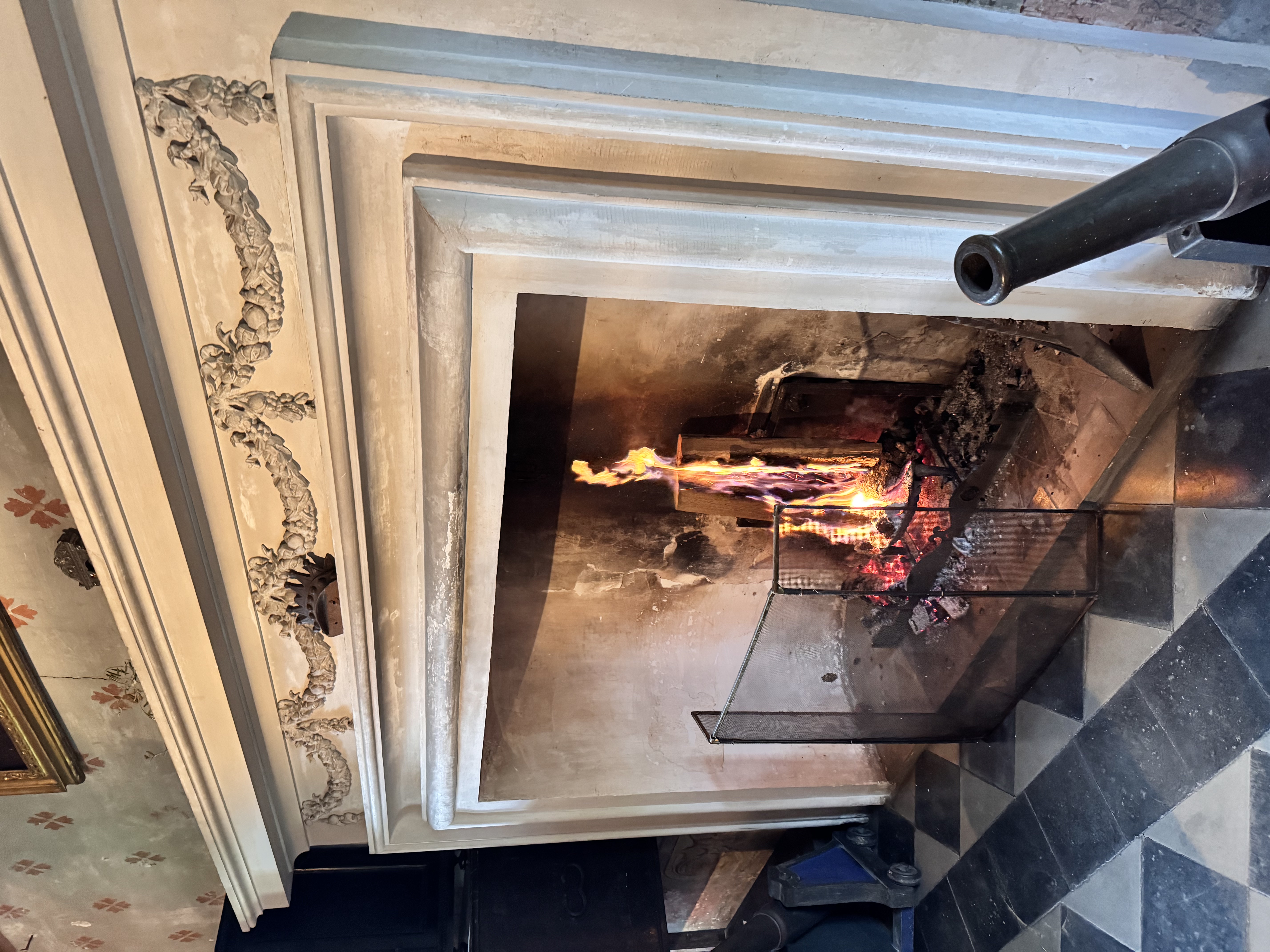 Interno della villa