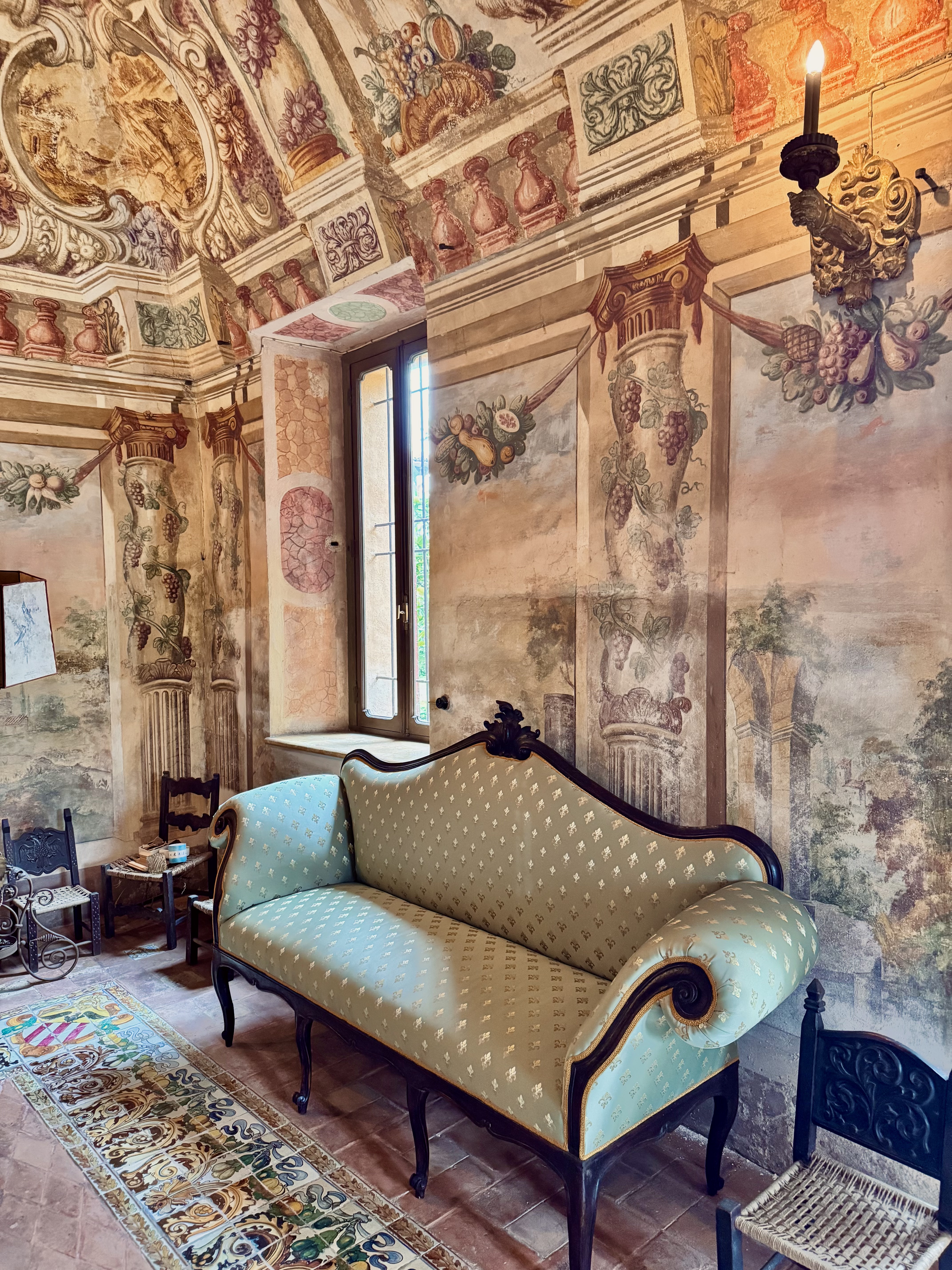 Interno della villa